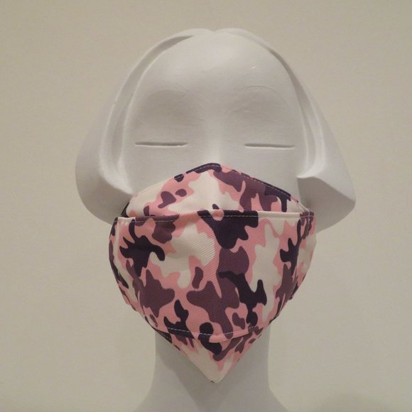 Women Cotton Face Mask Filter Triple Layer Reusable Washable Adjustable No Wire - Picture 1 of 2